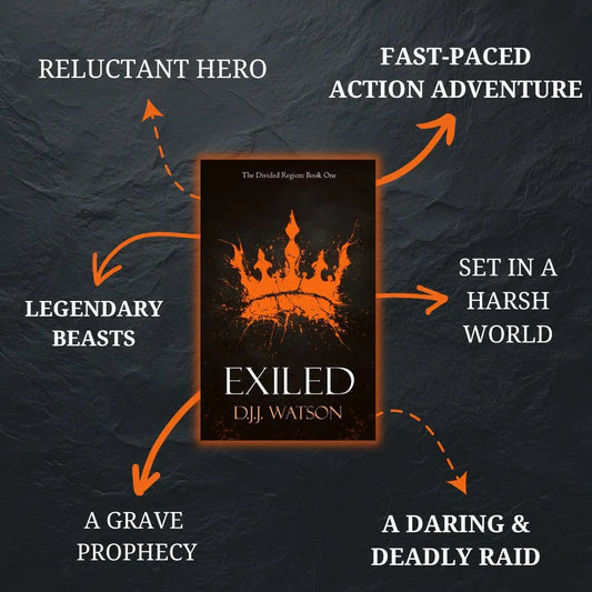 Exiled (Book #1 of The Divided Region) D.J.J. Watson