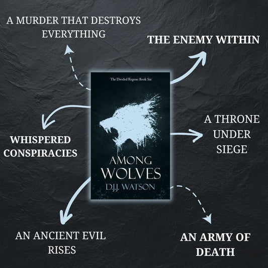 Among Wolves (Book #6 of The Divided Region) D.J.J. Watson