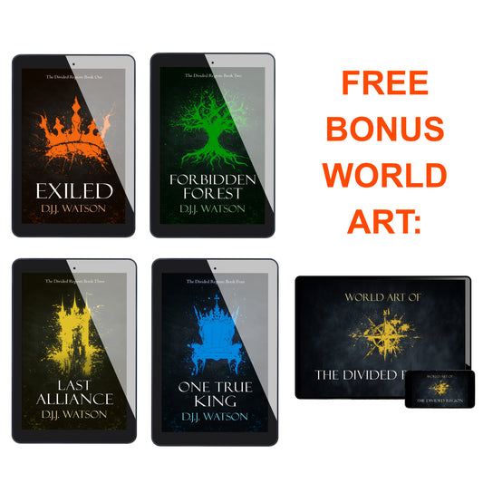 The Divided Region: Books 1-4 + World Art